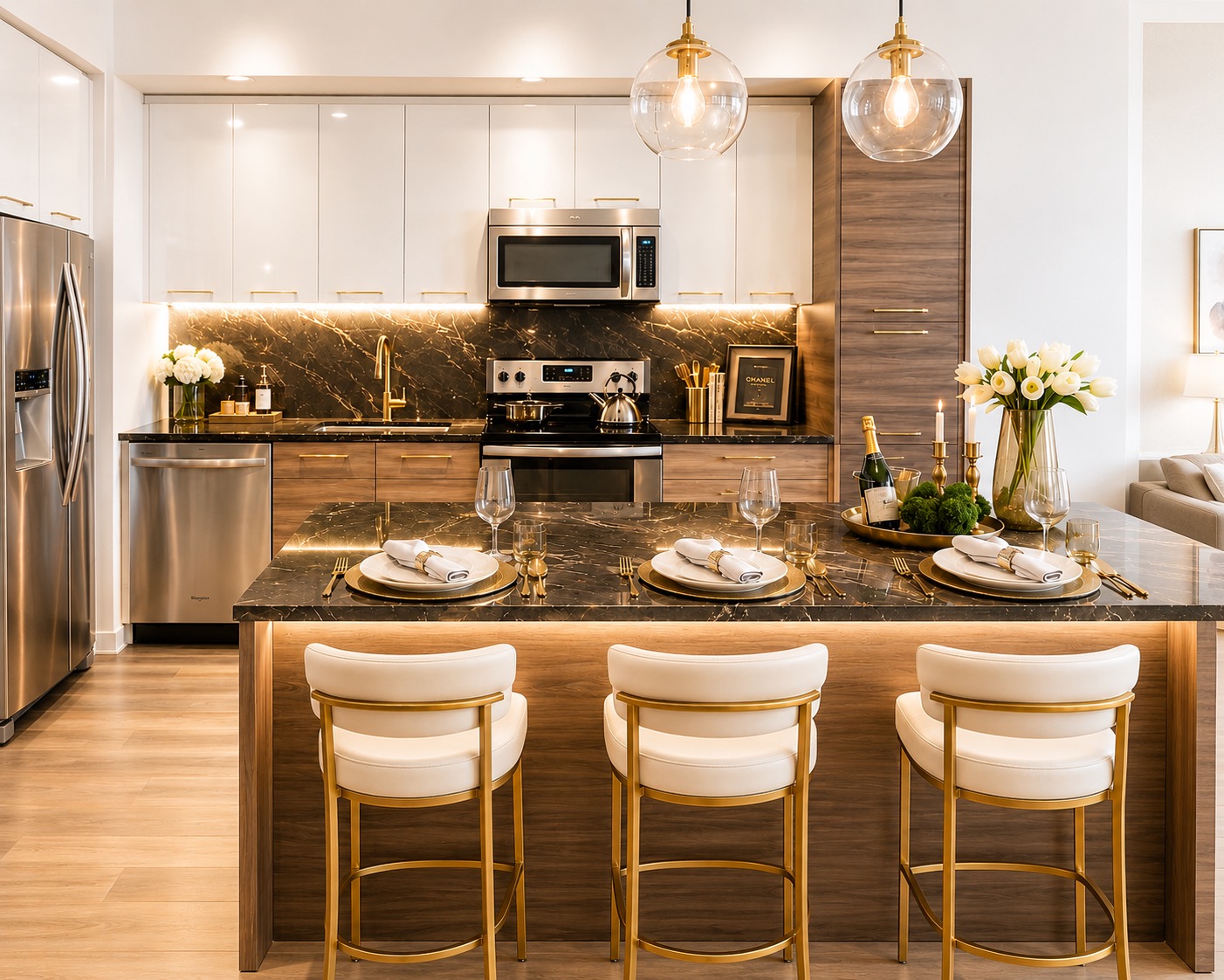 Modern kitchen interior